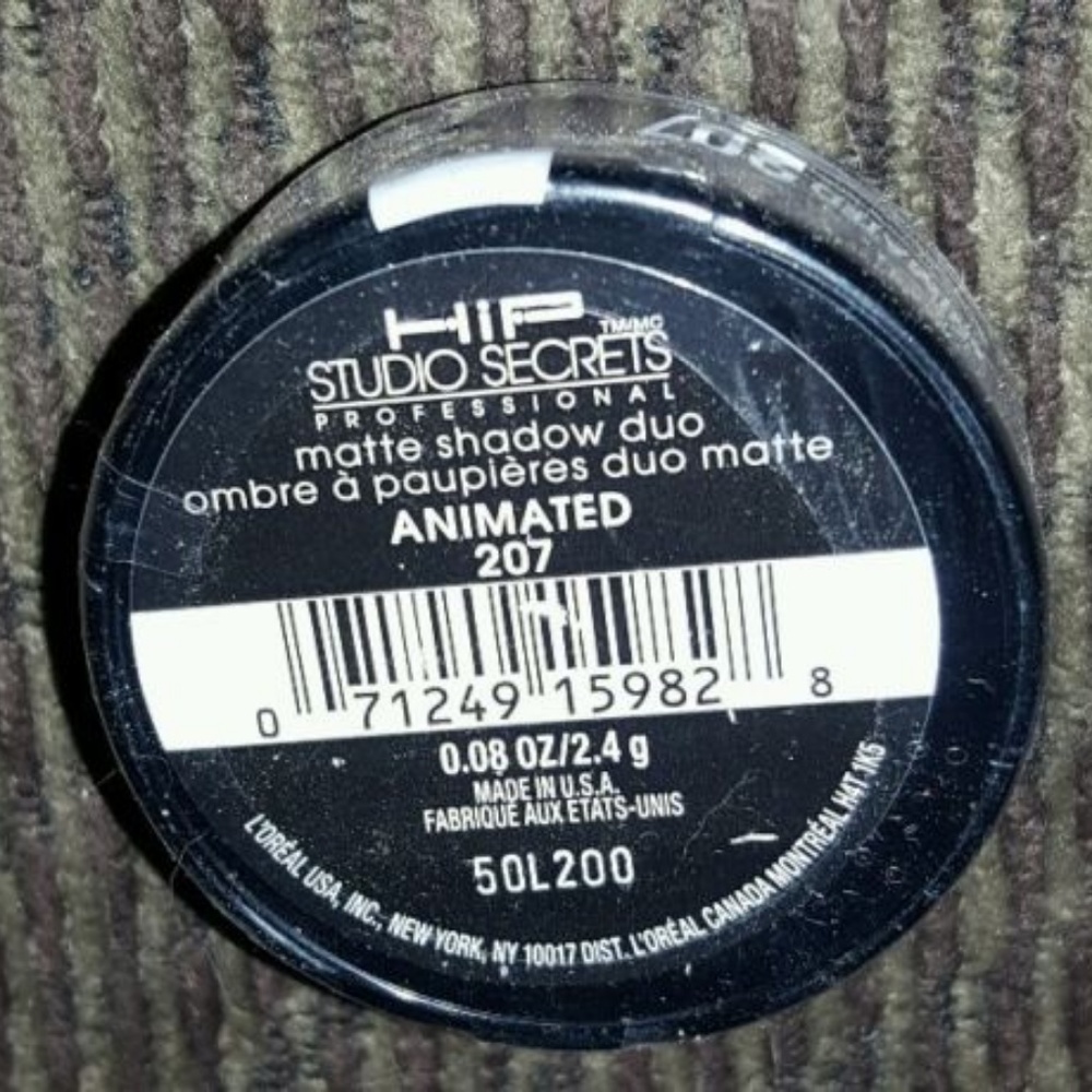 L'OREAL HIP MATTE EYE SHADOW DUO ANIMATED 207 - Picture 2 of 2